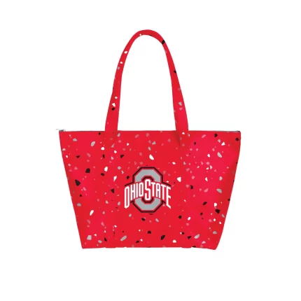 Ohio State Buckeyes Terrazzo Weekender Tote Bag