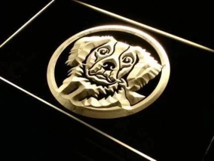 Brittany Spaniel Dog LED Light Sign