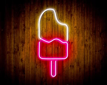 Ice Cream Popsicle Flex Silicone LED Sign (Neon-Style, LED Technology)