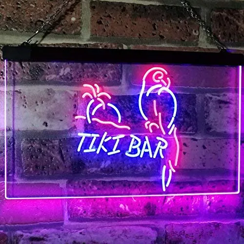 7pParrot-Tiki-Bar-LED-Light-Sign