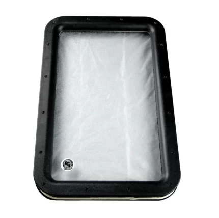 12" X 21" Inner And Outer Window Frame w/Seal, Black