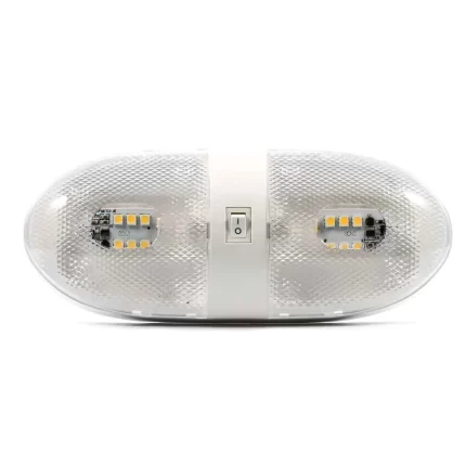 LED Double Dome Light - 12VDC - 320 Lumens