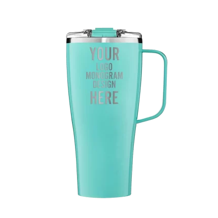 Personalized BruMate Toddy XL 32 oz Mug - Aqua