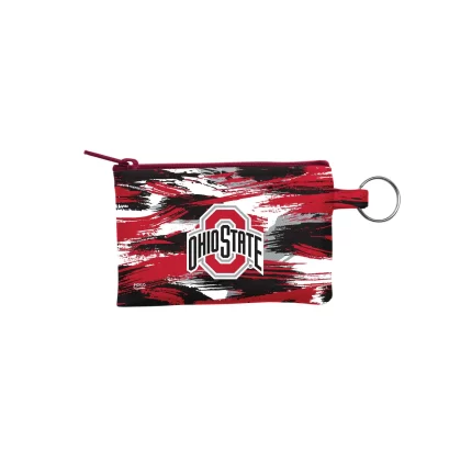 Ohio State Buckeyes Brushed Keyring Wallet