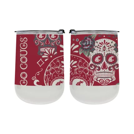 Washington State Dia de los Muertos 18oz tumbler