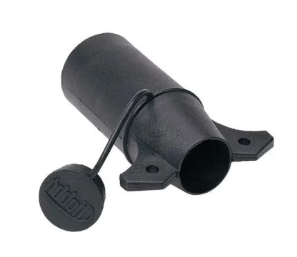 HUSKY TOWING 7 RV Blade To 6 Pole Round WO LED Battery Monitor Univ Center Pin  Dust Cover 30314