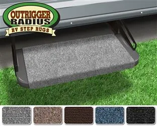 Outrigger RV Step Rug Castle Gray 18W