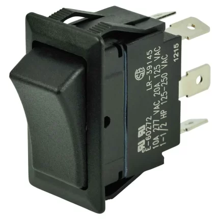 DPDT Rocker Switch - 12V/24V - ON/OFF/ON