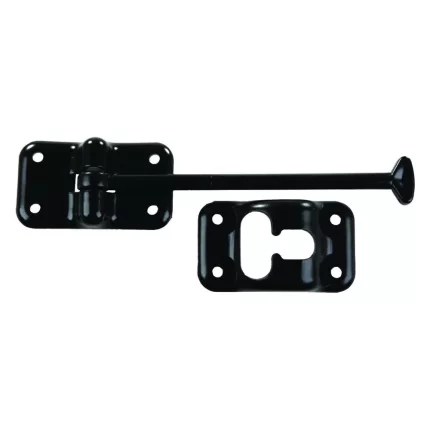 JR Products JR10434 6" T-Style Door Holder - Black