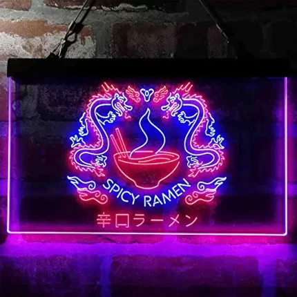 Dragon Spicy Ramen Japanese Food LED Light Sign