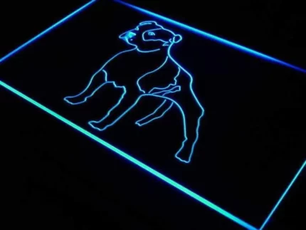 American Bulldog LED Light Sign