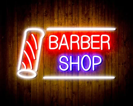 Barber Shop Flex Silicone LED Sign (Neon-Style, LED Technology)