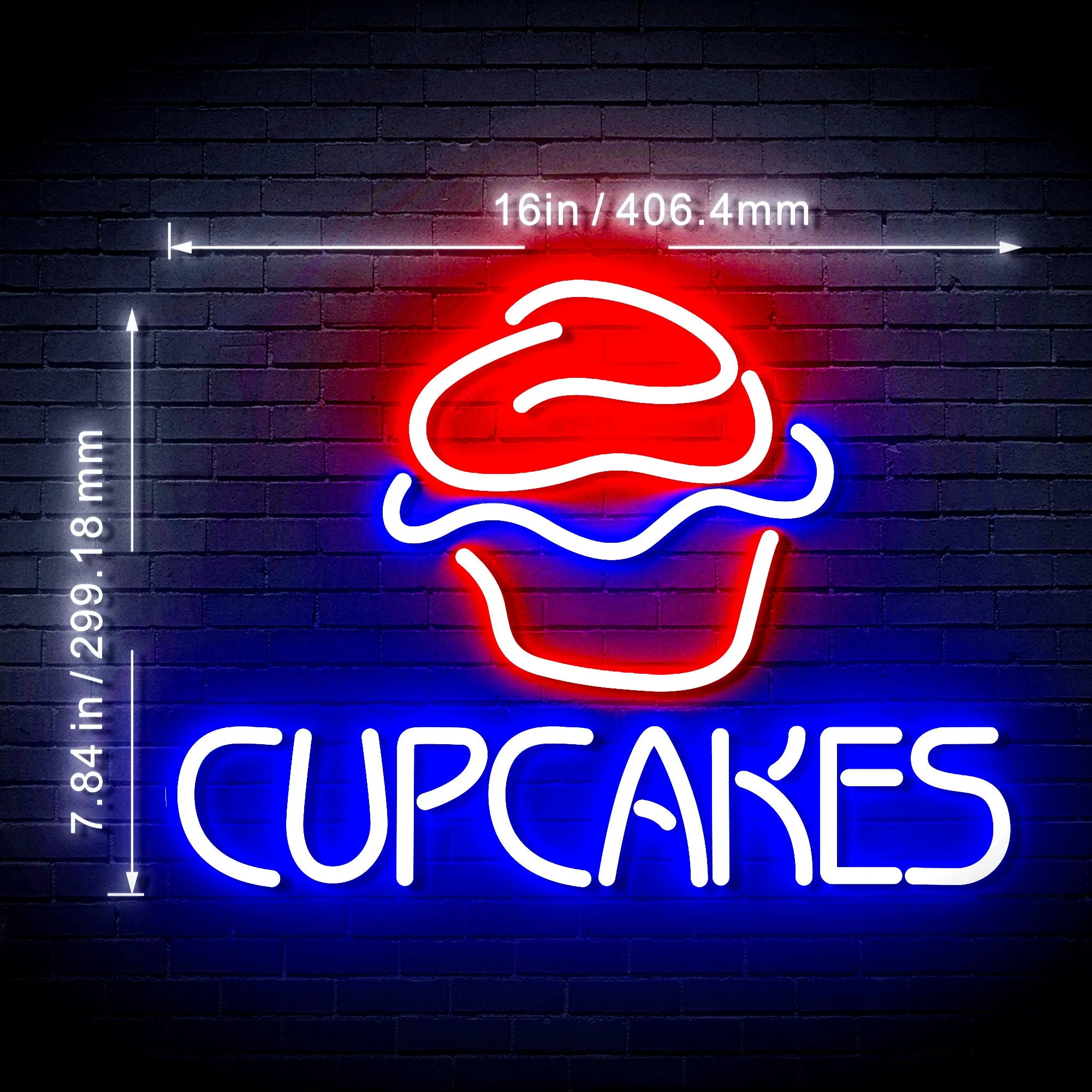 7xBakery-Cupcakes-Flex-Silicone-LED-Sign-Neon-Style-LED-Technology-