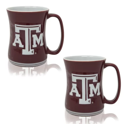 Set of 2 | 16oz Texas A&M Aggies Barista Mugs