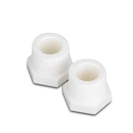 Dometic 91857 Water Heater Drain Plug - 1/2" NPT Thread - White Plastic (Set of 2)