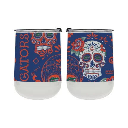 Flordia Dia de los Muertos 18oz tumbler