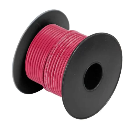 12 Gauge Marine Wire - Red - 100'