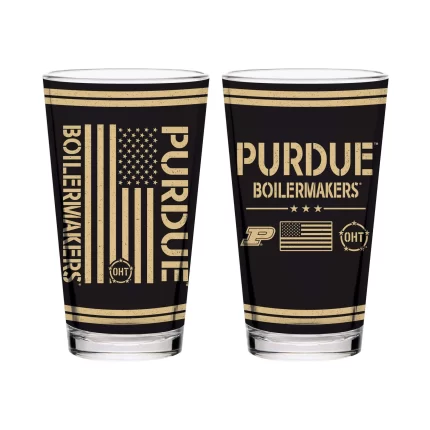 16oz Purdue Boilermakers OHT TC FW Flag Pint