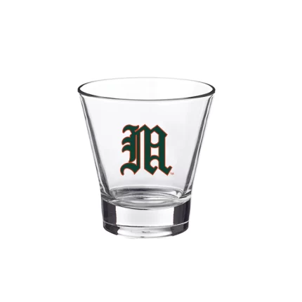 Set of 2 Miami Hurricanes 12oz Glasses