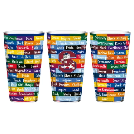 South Carolina State Bulldogs 16oz BHM Pint Glasses | Set of 2