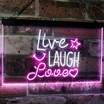 Live Laugh Love LED Light Sign