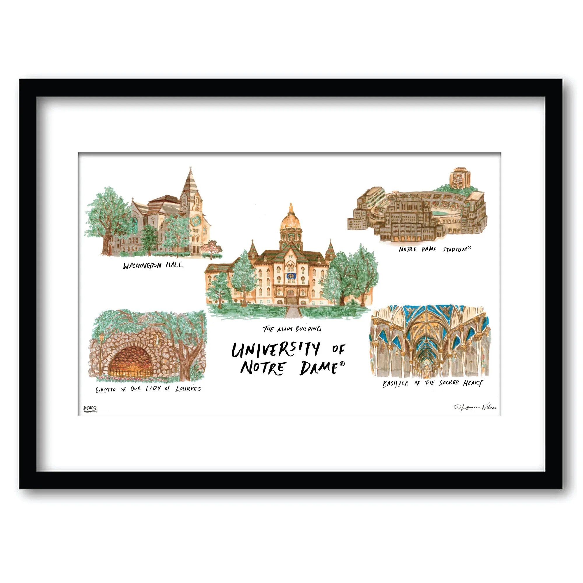 8gNotre-Dame-Collage-Framed-Watercolor-Wall-Art-16-x-20-by-Laura-Wilcox