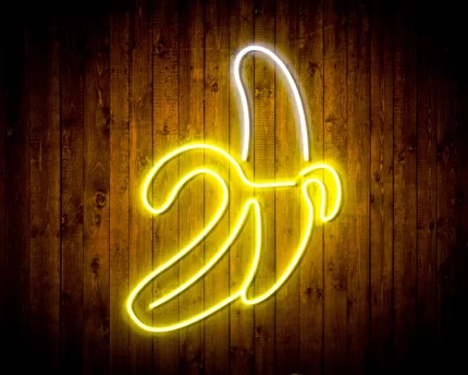 Banana Flex Silicone LED Sign (Neon-Style, LED Technology)