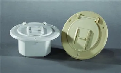 Basic Hatch Round Colonial White