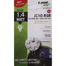 LUMI JC10RGB, REPLACEMENT LED BULB, RED/GREEN/BLUE