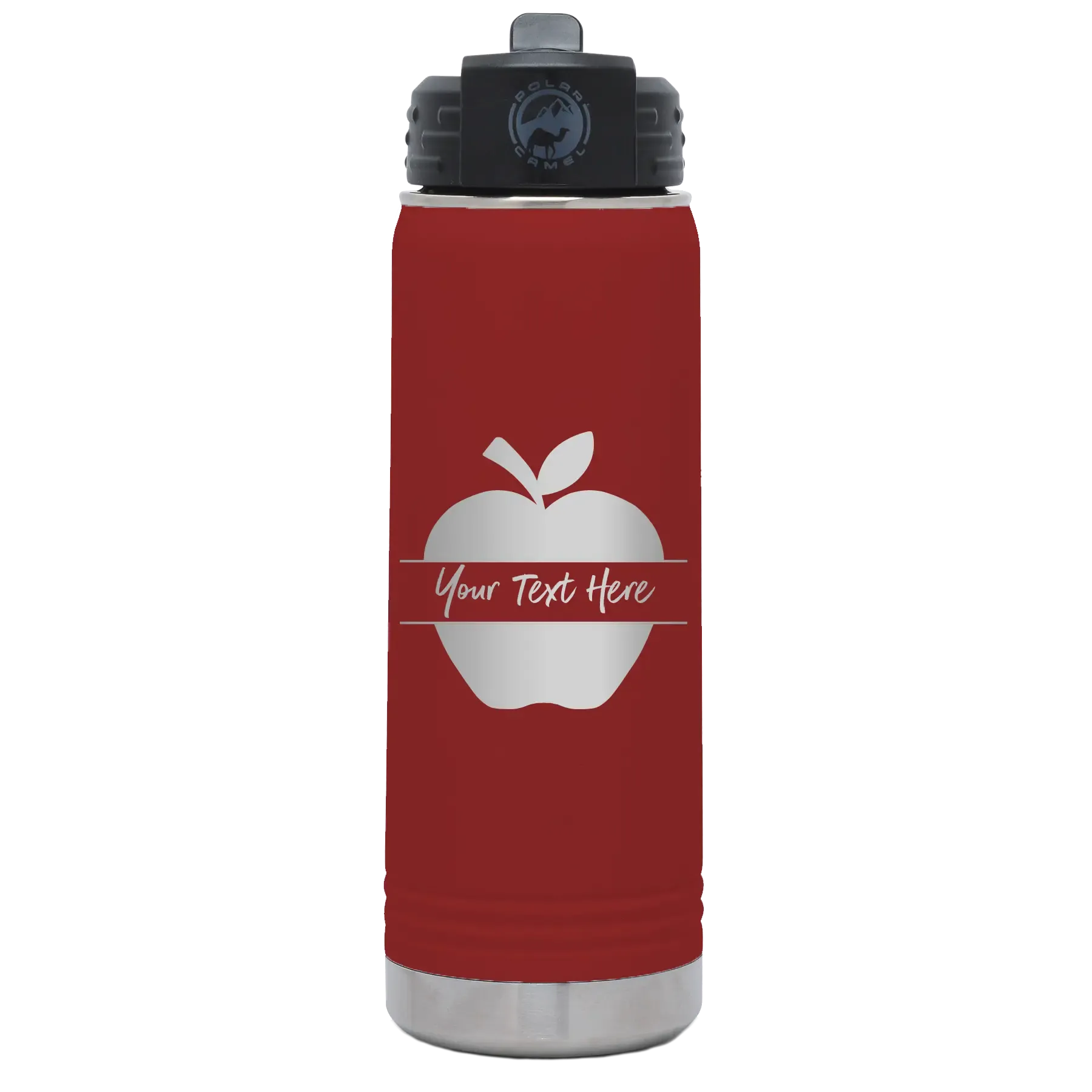 8hPersonalized-Apple-20-oz-Water-Bottle-Maroon