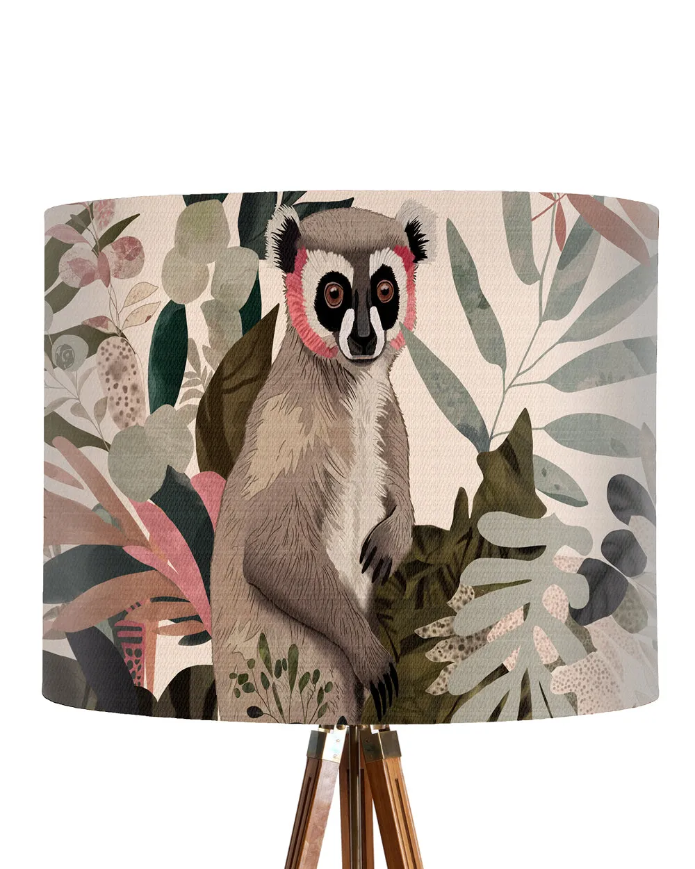 8iLemur-Bright-Tropics-Jungle-Lamp-shade-Drum-Pendant-Lighting