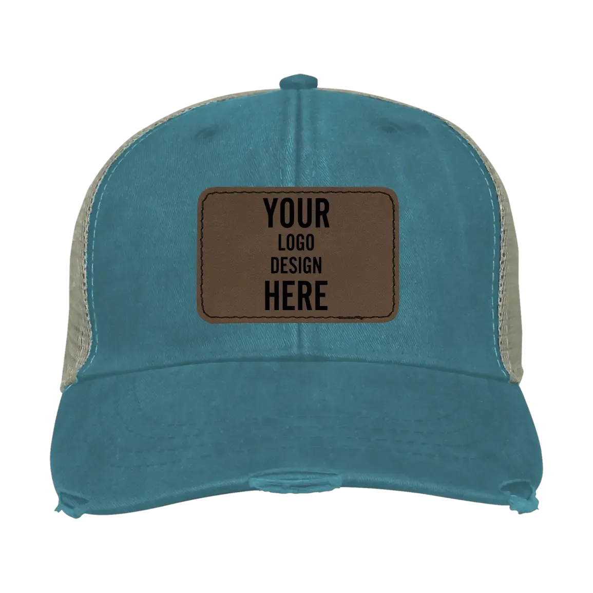 8jAdam-s-Ollie-Distressed-Trucker-Hat-Teal-with-Leatherette-Patch-Rectangle-Stitch