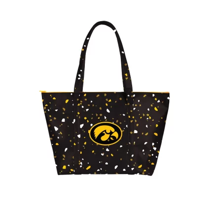 Iowa Hawkeyes Terrazzo Weekender Tote Bag