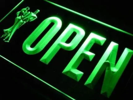 Dance School Open LED Light Sign