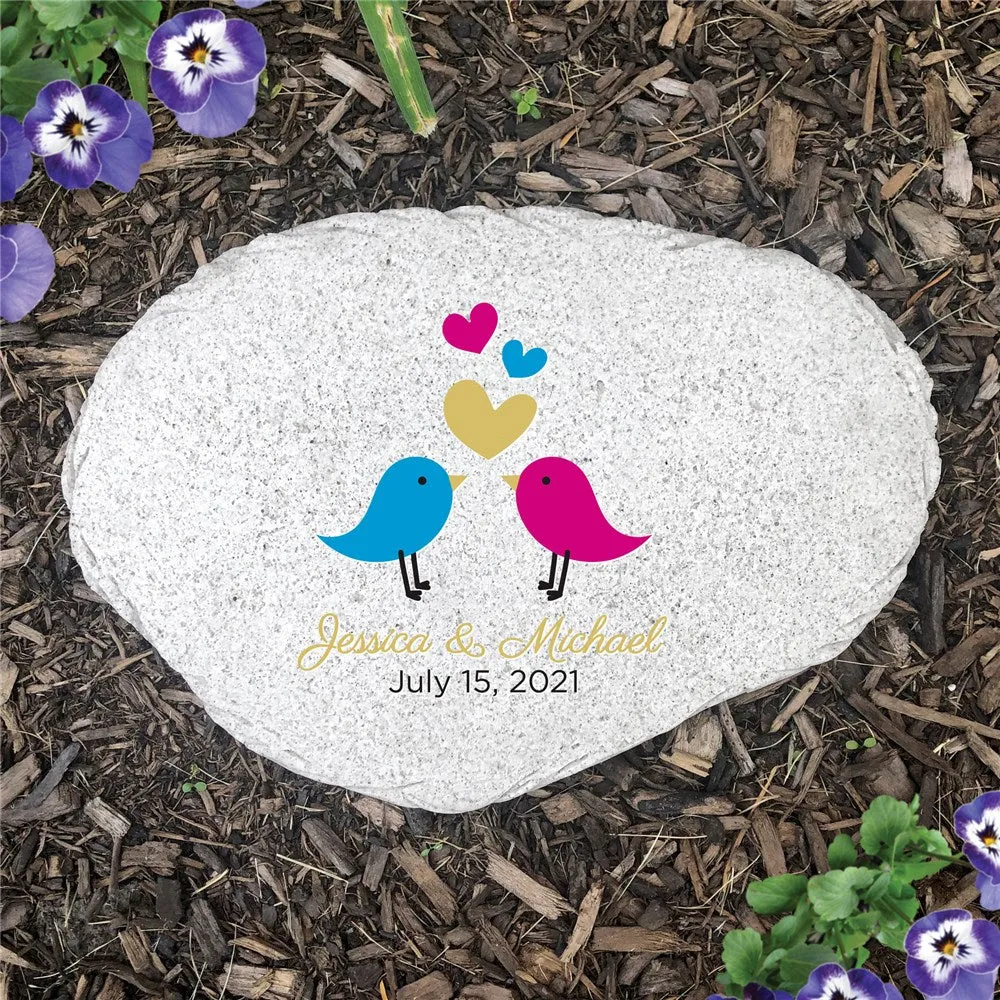 8lLove-Birds-Personalized-Garden-Stone-Realistic-Resin-Design