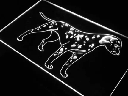 Dalmatian Puppy LED Light Sign