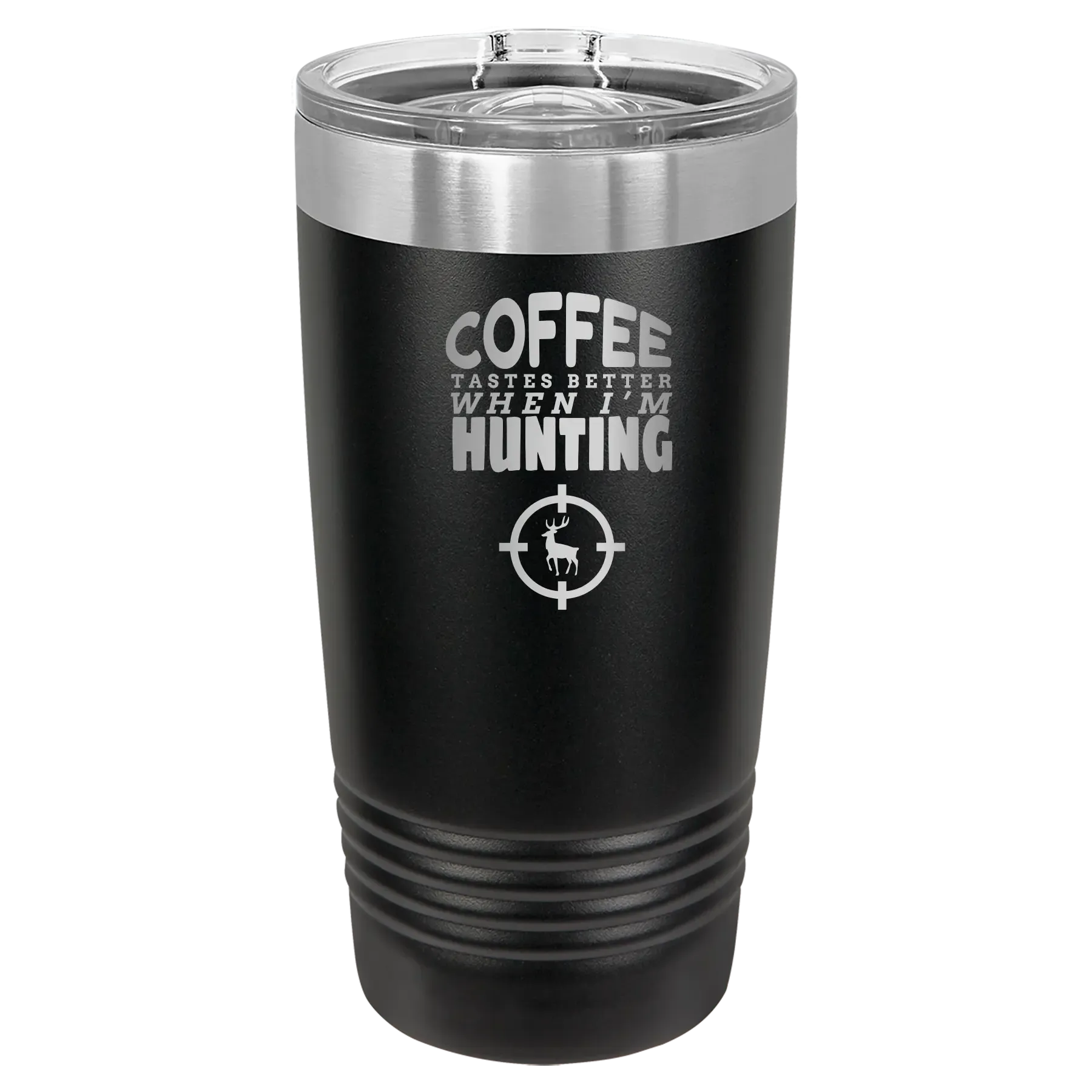 8mPersonalized-Coffee-Tastes-Better-When-I-m-Hunting-20-oz-Tumbler-Black