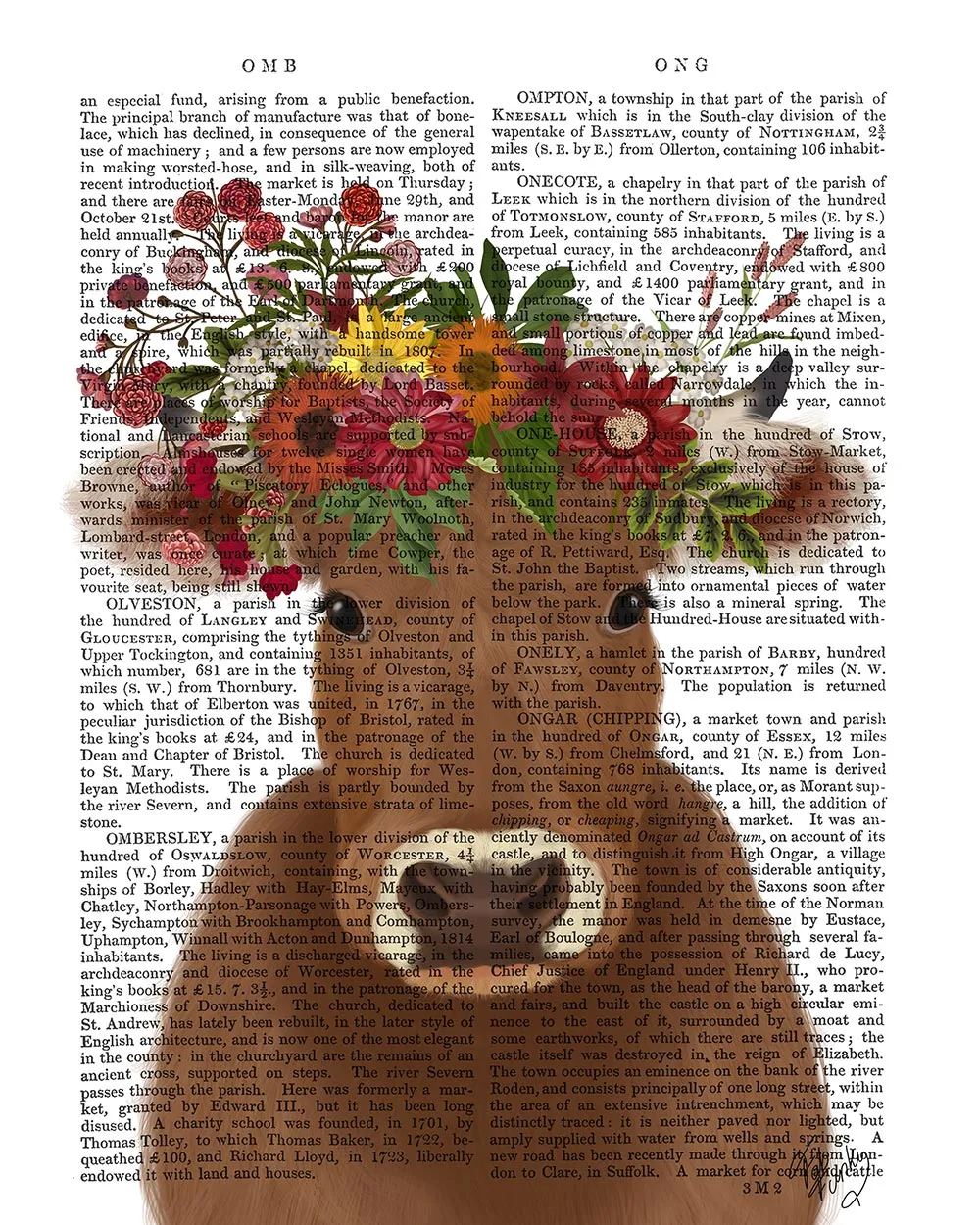 8nCow-Bohemian-1-Book-Print-Art-Print-Wall-Art