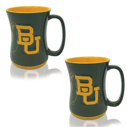 Set of 2 | 16oz Baylor Bears Barista Mugs
