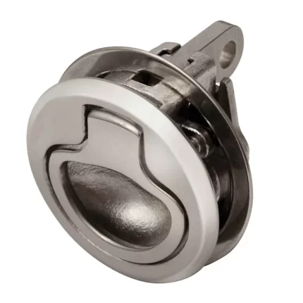 Small Flush Pull Latch - Stainless Steel - Non-Locking - Low Profile