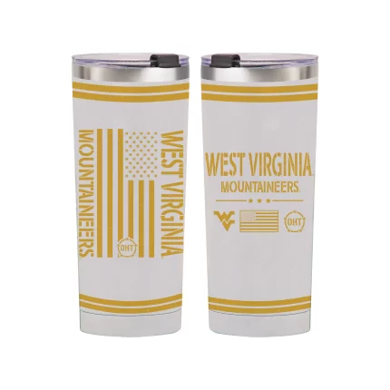 24oz West Virginia Mountaineers OHT TC Flag Tumbler
