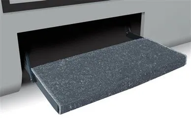 Jumbo Wraparound Plus RV Step Rug Gray