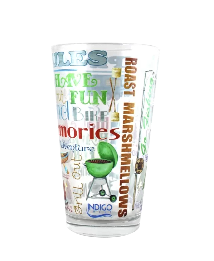 Set of 2 Campling Rules 16oz Pint Glasses