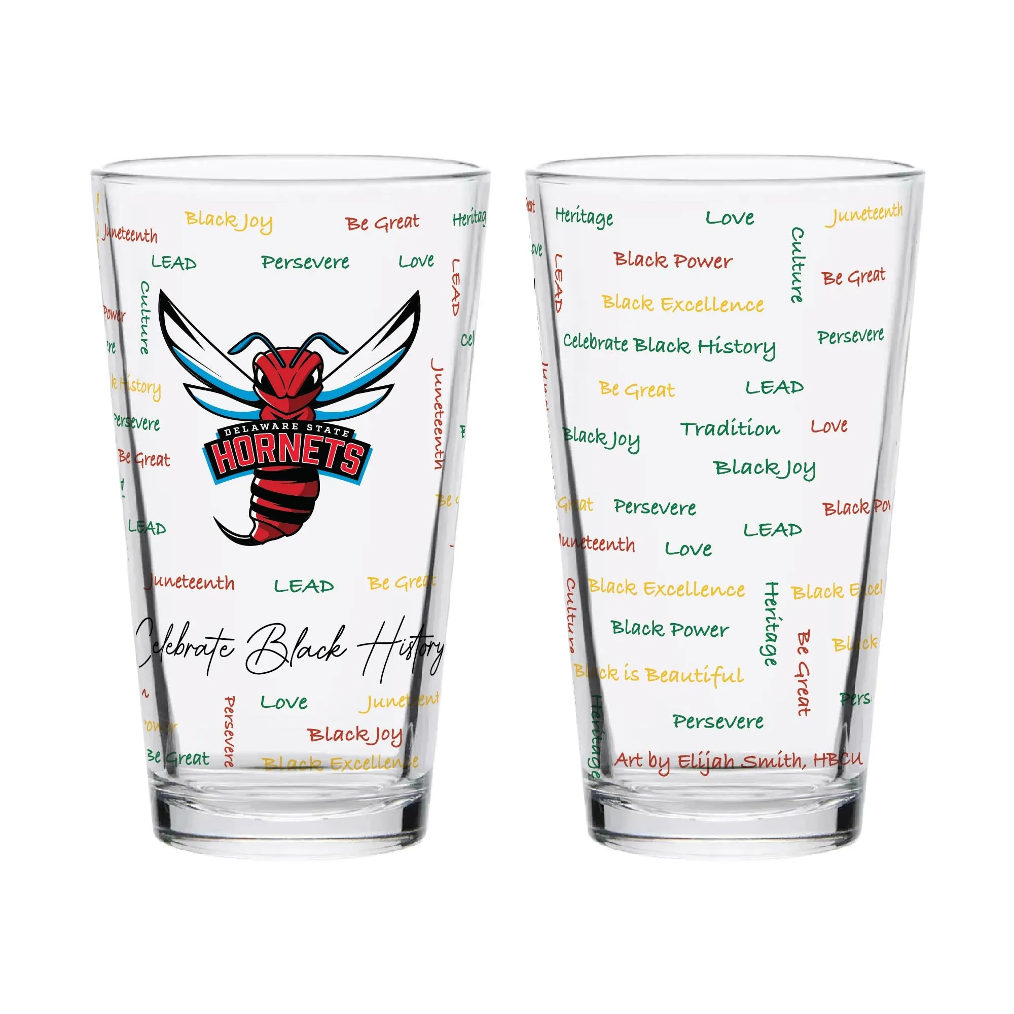 8wSet-of-2-Delaware-State-Hornets-16oz-BHM-Pints