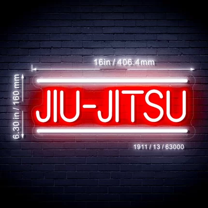 Brazilian Sport Jiu-Jitsu Flex Silicone LED Sign (Neon-Style, LED Technology)