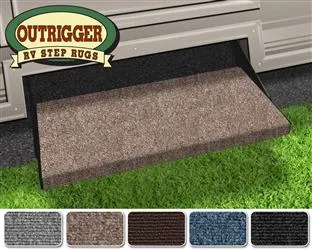 Outrigger RV Step Rug Walnut Brown 23W