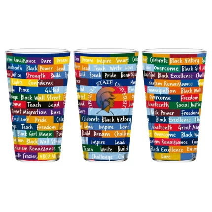Virginia State Trojans 16oz BHM Pint Glasses | Set of 2