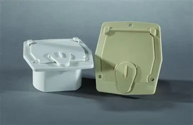 Basic Hatch Flat Sided Polar White