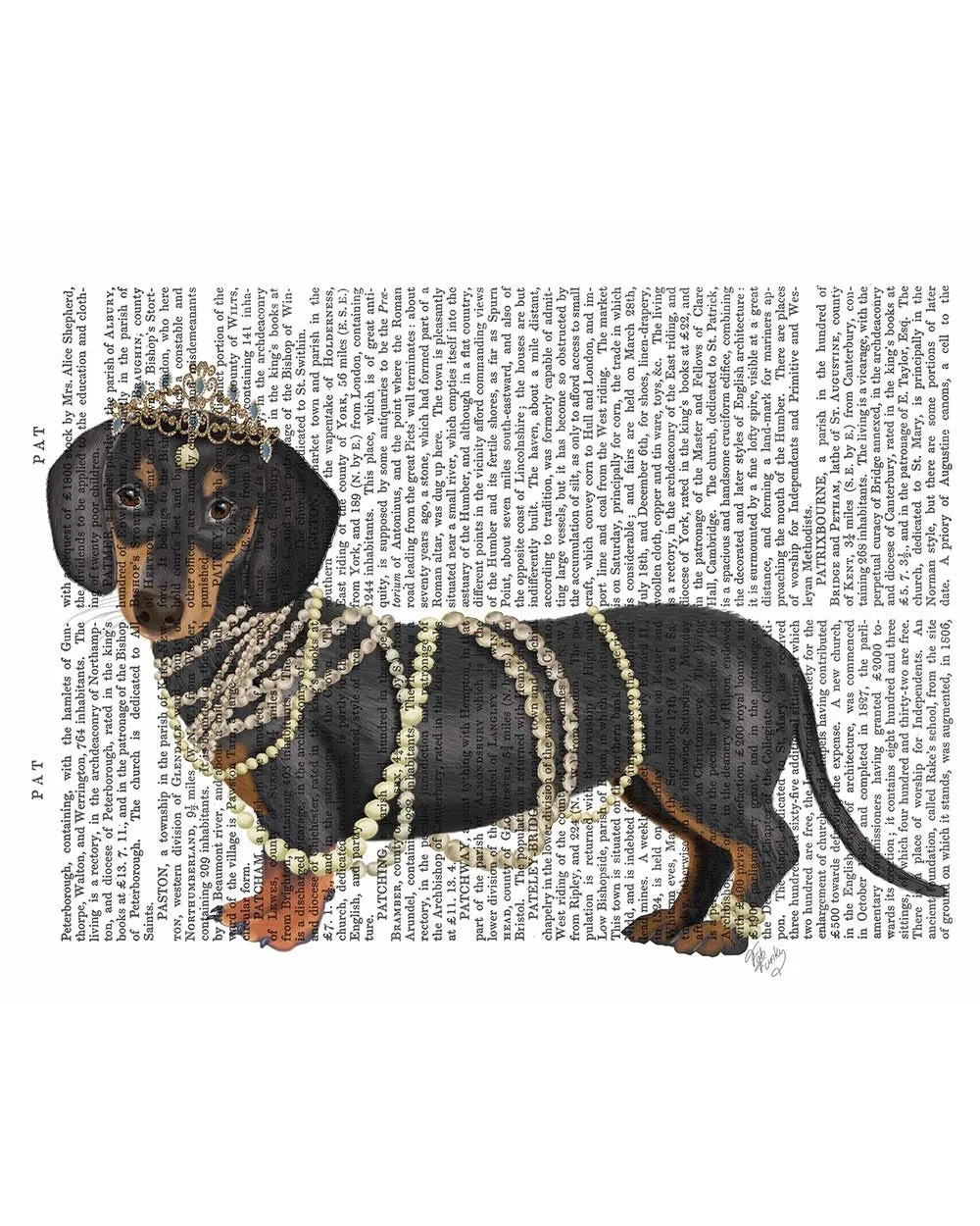 9bDachshund-and-Pearls-Book-Print-Dog-Art-Print-Wall-Art