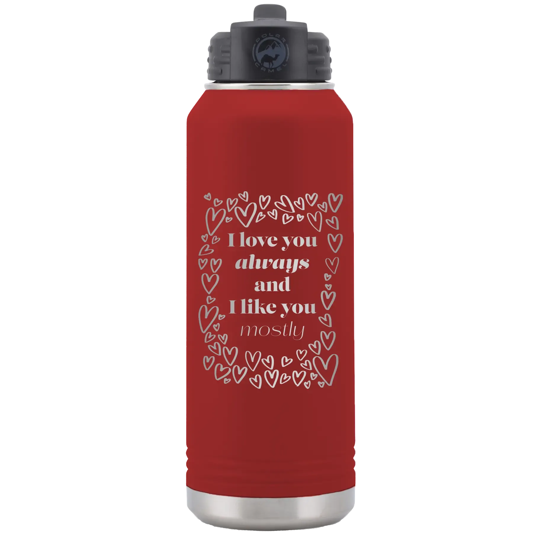9cPersonalized-I-Love-You-Always-And-Like-You-Mostly-32-oz-Water-Bottle-Maroon